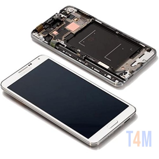 TOUCH+DISPLAY+FRAME SAMSUNG GALAXY NOTE 3 N9005 WHITE